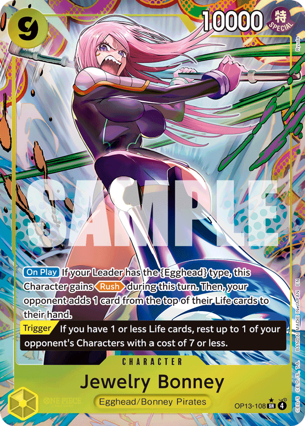 Jewelry Bonney — Carrying on His Will #OP13-108, CGC 10