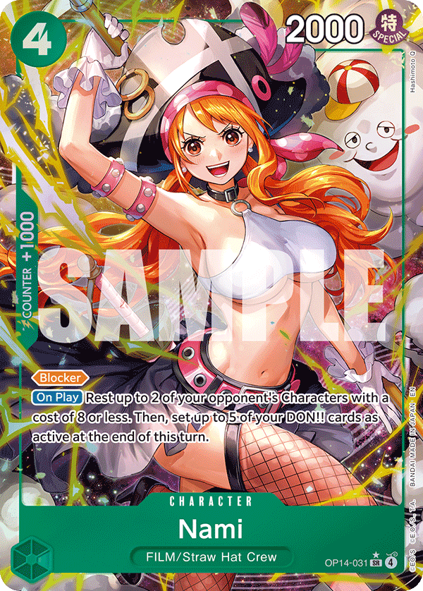 Nami — Azure Sea's Seven #OP14-031, CGC 10