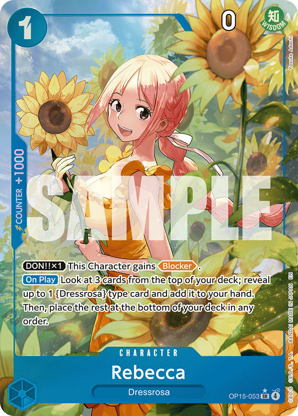 Rebecca — Adventure on Kami's Island #OP15-053, CGC 10