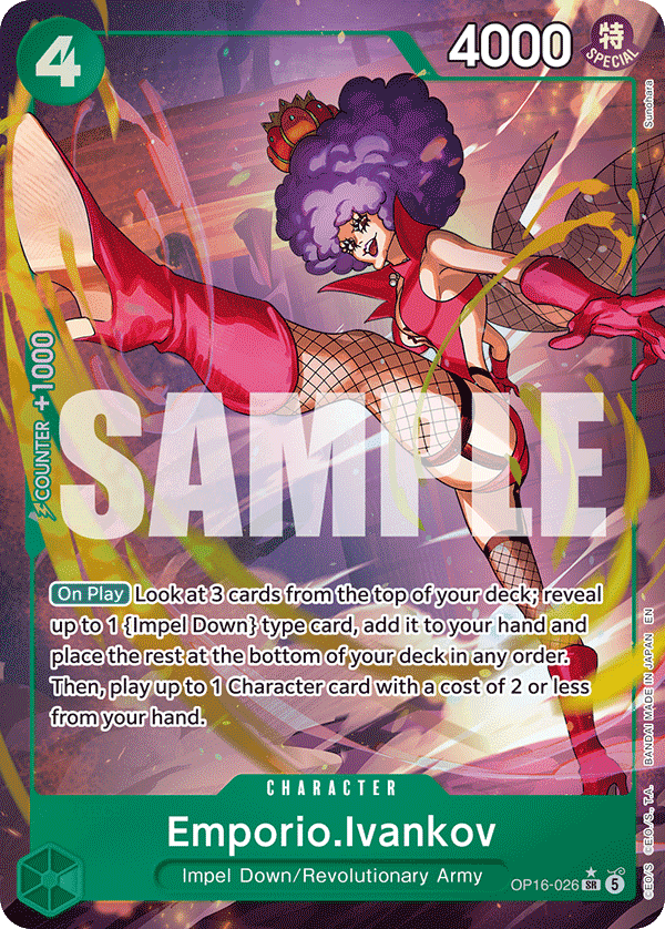 Emporio.Ivankov — The Time of Battle #OP16-026, raw, NM