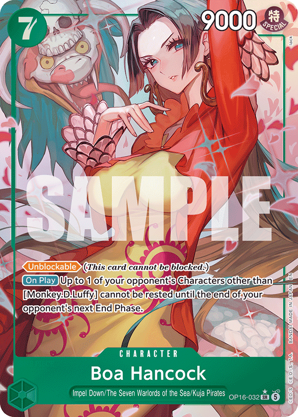 Boa Hancock — The Time of Battle #OP16-032, CGC 10
