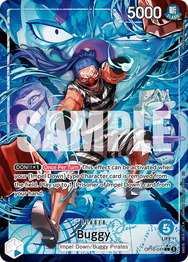 Buggy — The Time of Battle #OP16-041, PSA 10