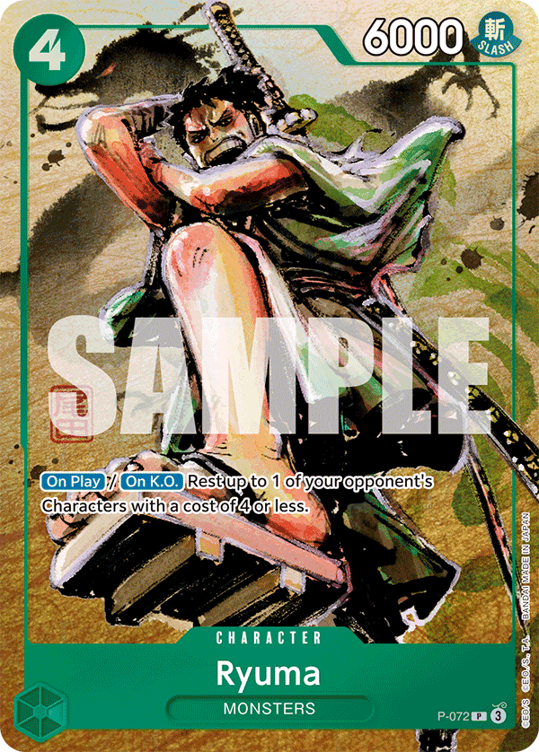 Ryuma — Promo #P-072, PSA 10