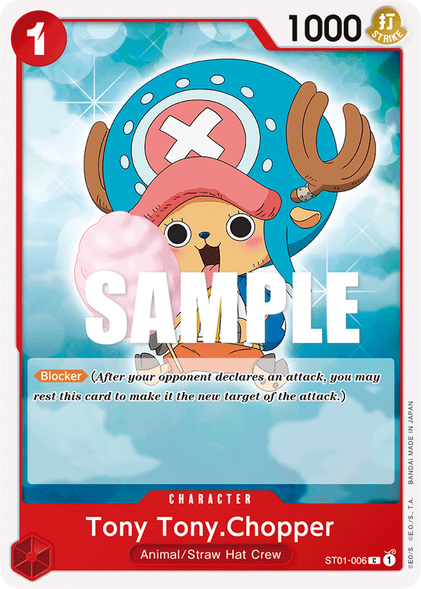 Tony Tony.Chopper — Starter Deck 1: Straw Hat Crew #ST01-006, BGS 9.5