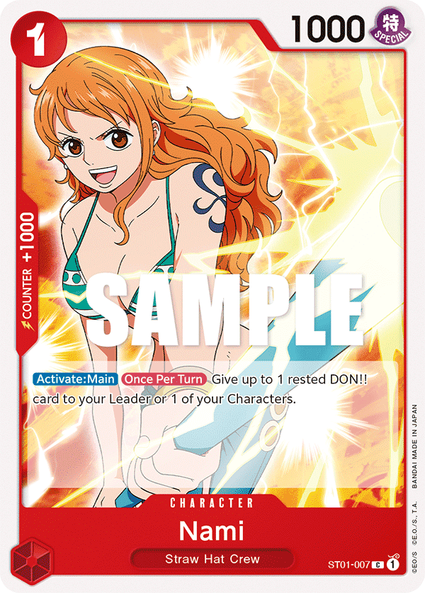 Nami — Starter Deck 1: Straw Hat Crew #ST01-007, PSA 10