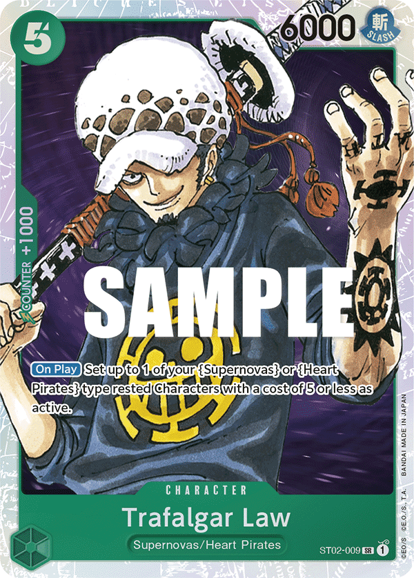 Trafalgar Law — Starter Deck 2: Worst Generation #ST02-009, PSA 10