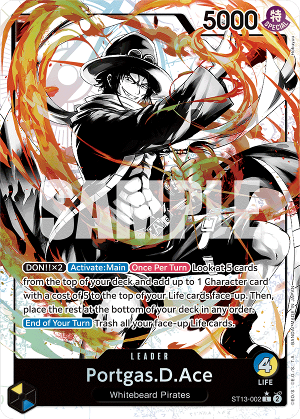 Portgas.D.Ace — Promo #ST13-002, PSA 10