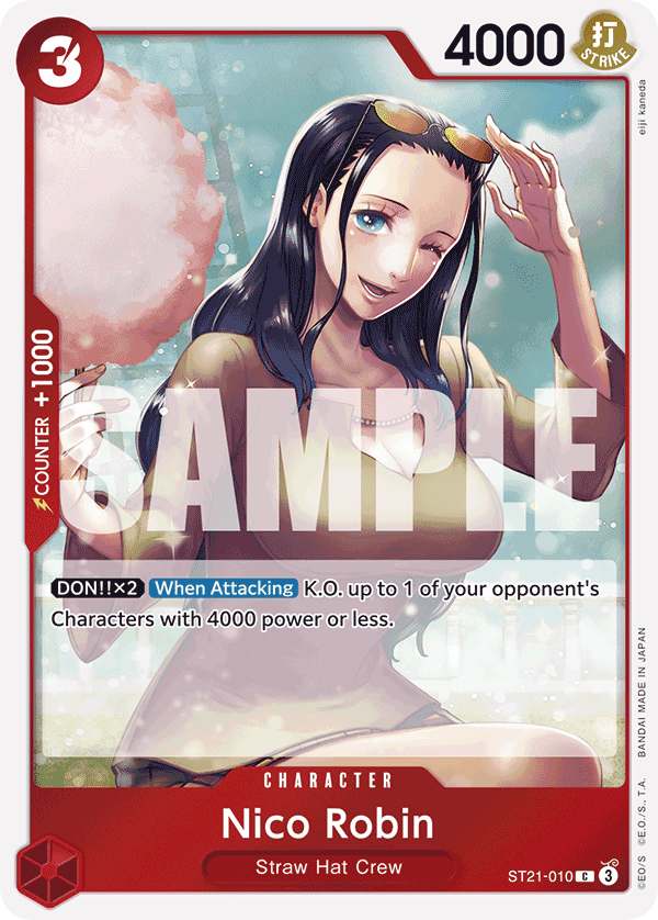 Nico Robin — Starter Deck 21: Gear5 #ST21-010, CGC 10