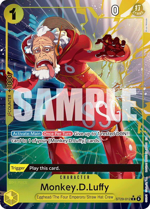 Monkey.D.Luffy — One Piece Starter Deck 29: Egghead #ST29-012, raw, NM
