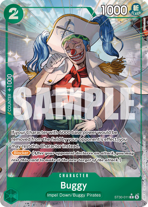 Buggy — Starter Deck Ex 30: Luffy & Ace #ST30-011, raw, NM