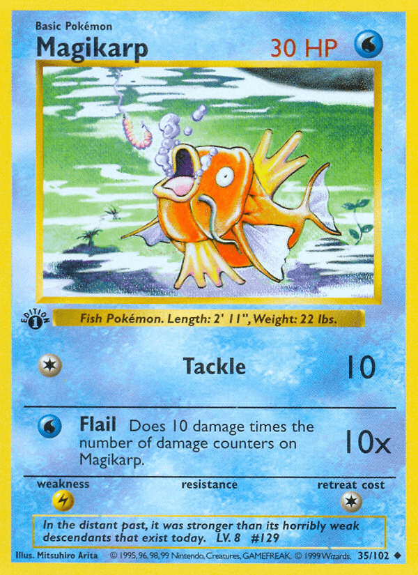 Magikarp — Base #35/102, PSA 10