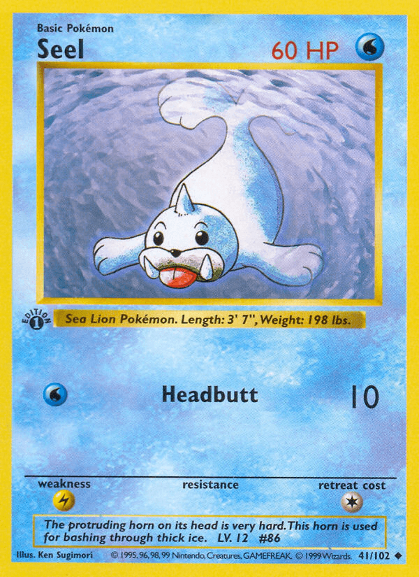 Seel — Base #41/102, raw, NM