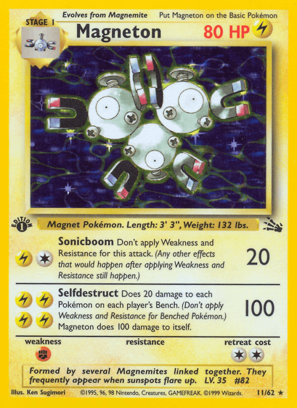 Magneton — Fossil #11/62, PSA 8