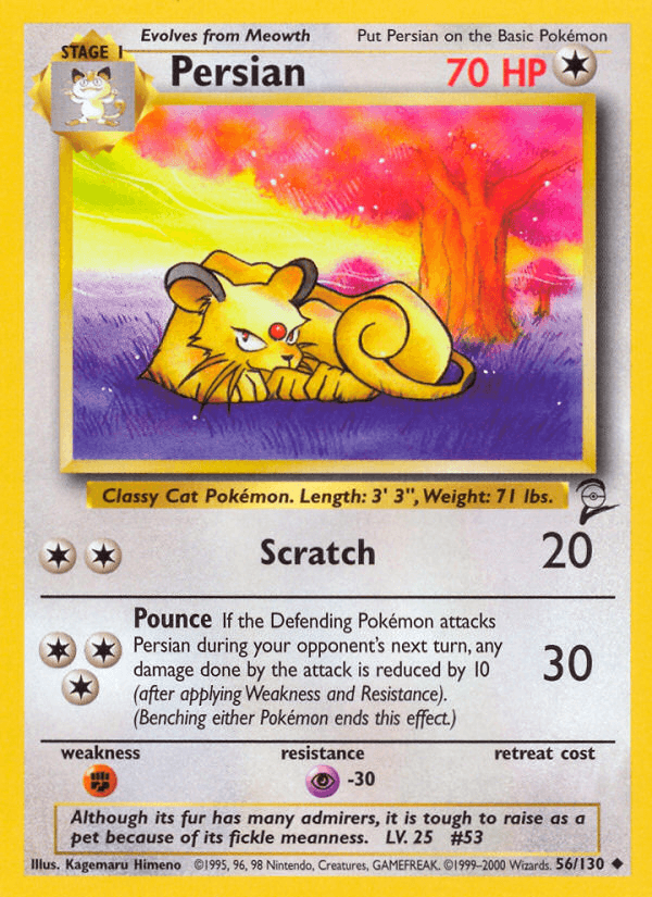 Persian — Base Set 2 #56/130, raw, NM