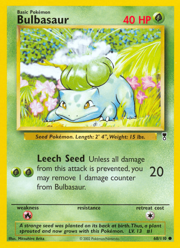 Bulbasaur — Legendary Collection #68/110, raw, NM