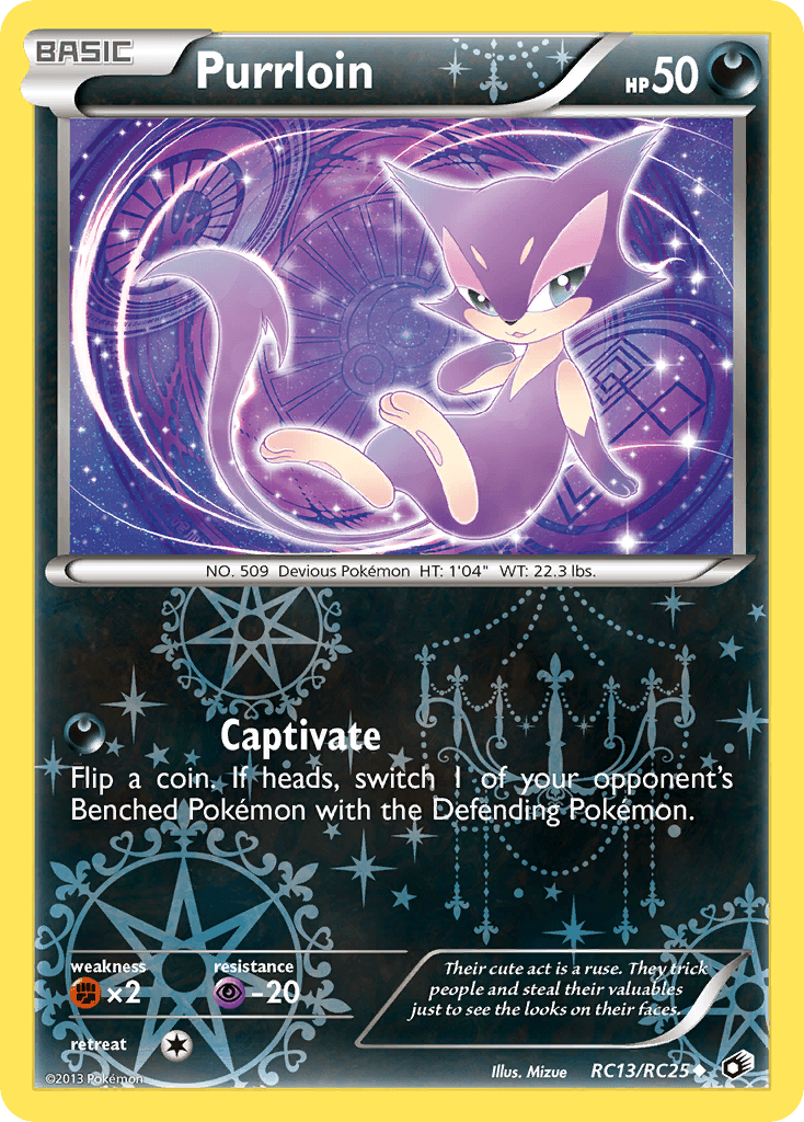 Purrloin — Legendary Treasures #RC13, raw, NM