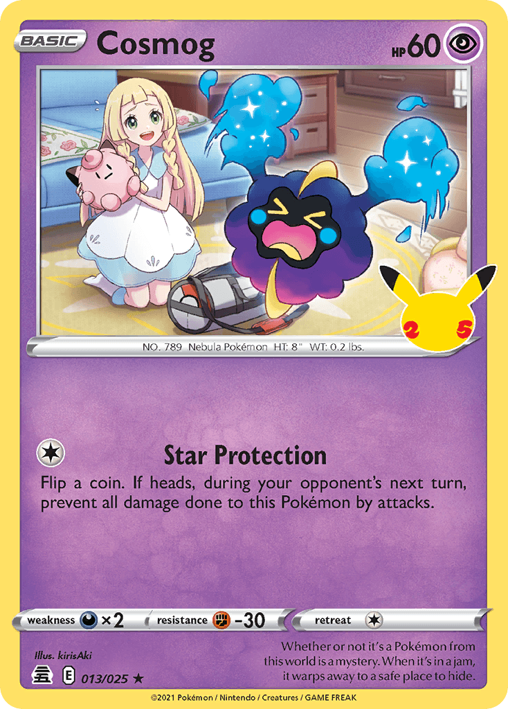 Cosmog — Celebrations #13/25, PSA 9