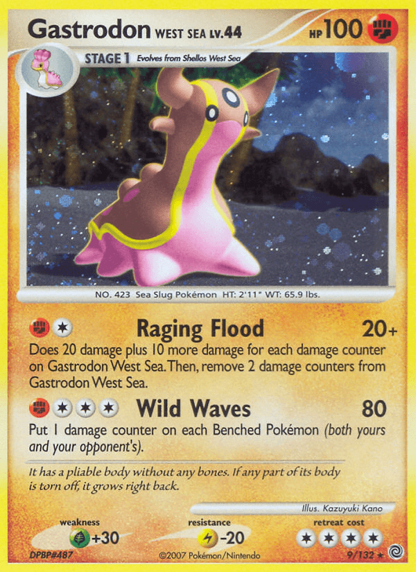 Gastrodon West Sea — Secret Wonders #9/132, raw, NM