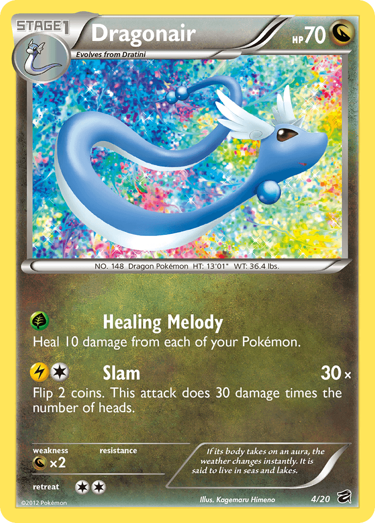 Dragonair — Dragon Vault #4/20, raw, NM