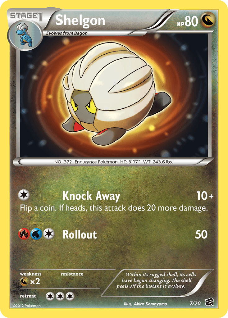 Shelgon — Dragon Vault #7/20, raw, NM