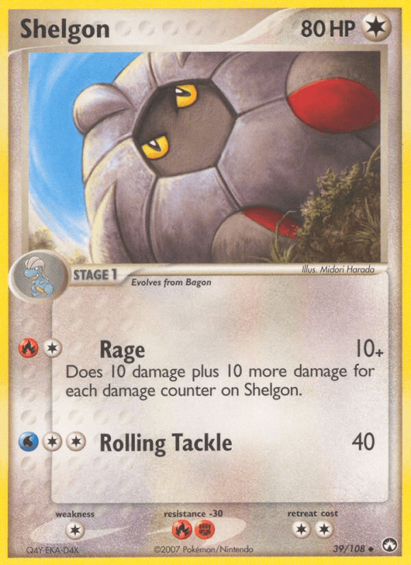 Shelgon — Power Keepers #39/108, raw, NM