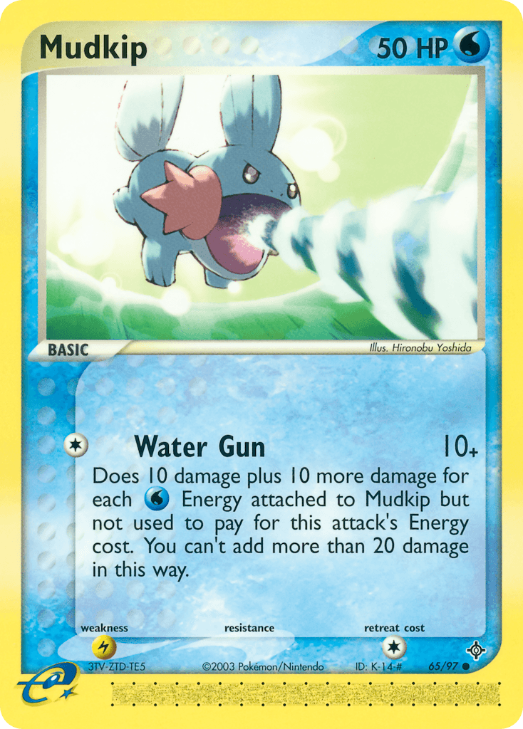 Mudkip — Dragon #65/97, raw, NM