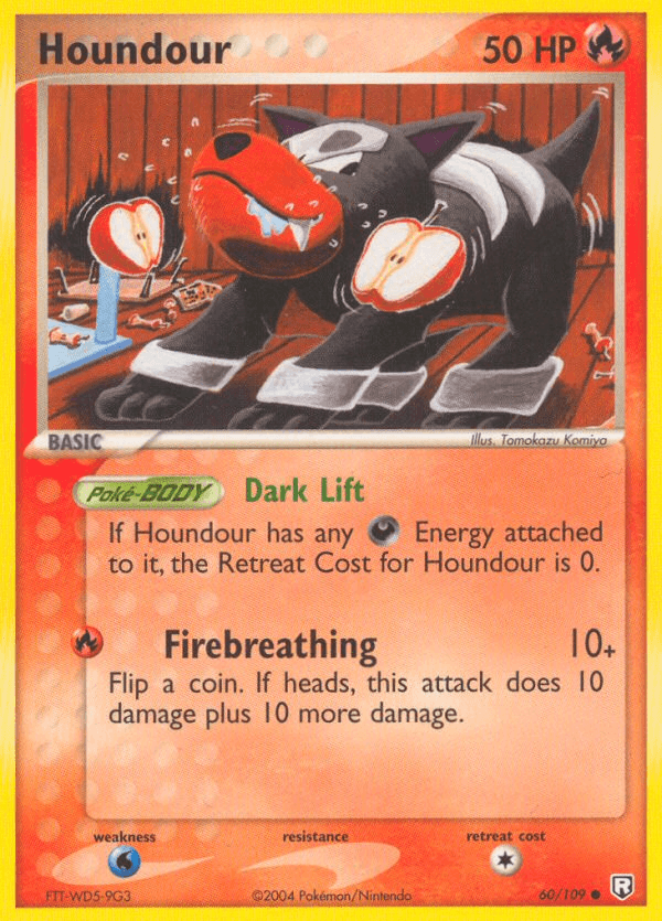Houndour — Team Rocket Returns #60/109, raw, NM