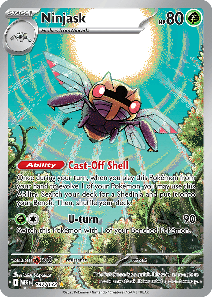 Ninjask — Mega Evolution #137/132, PSA 10