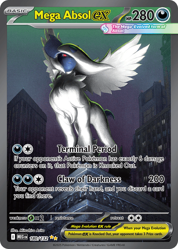 Mega Absol Ex — Mega Evolution #180/132, CGC 10