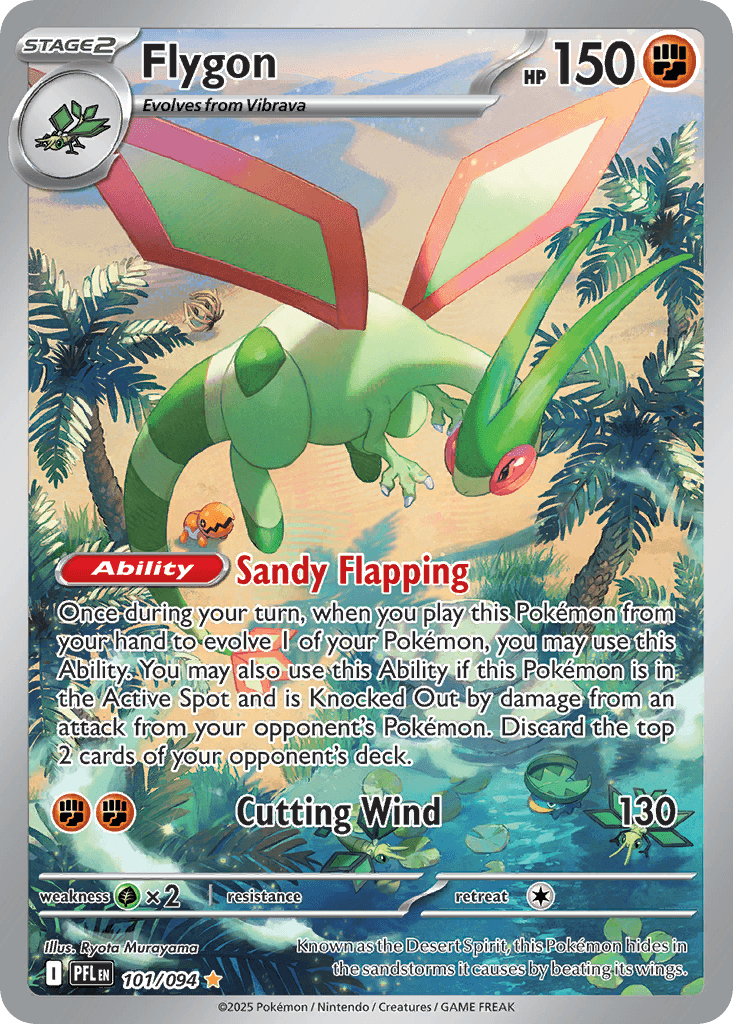 Flygon — Phantasmal Flames #101/94, PSA 10