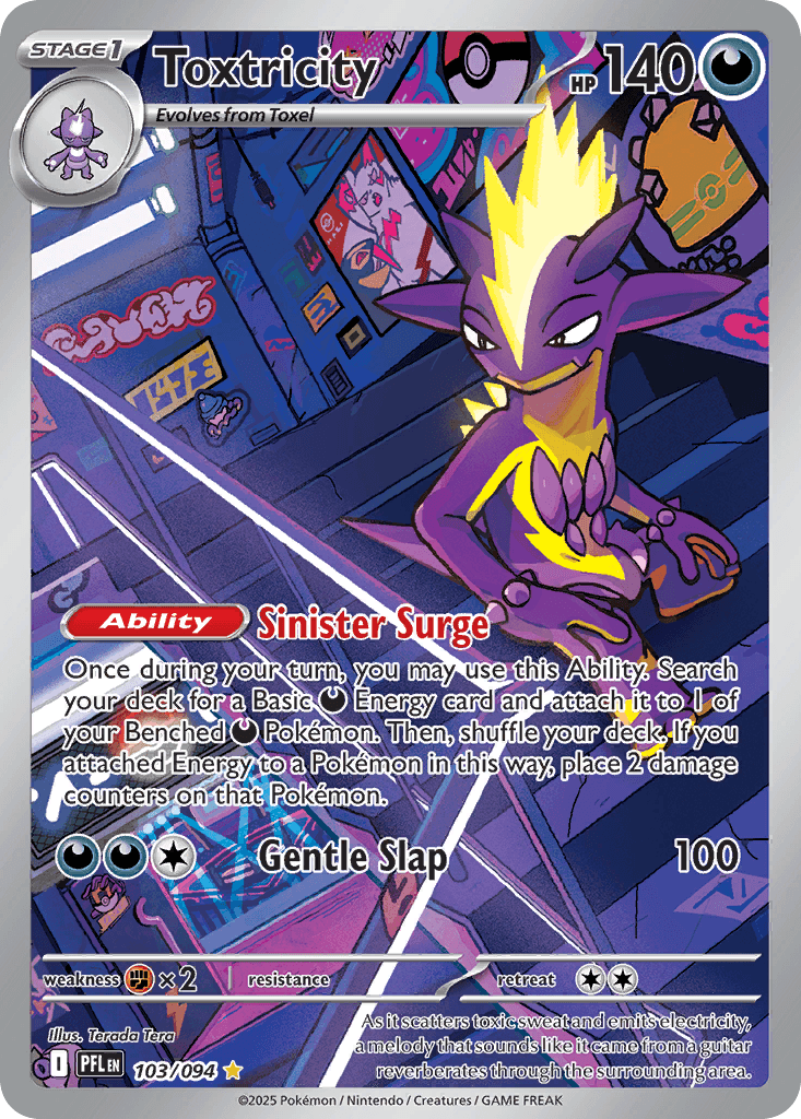 Toxtricity — Phantasmal Flames #103/94, PSA 10