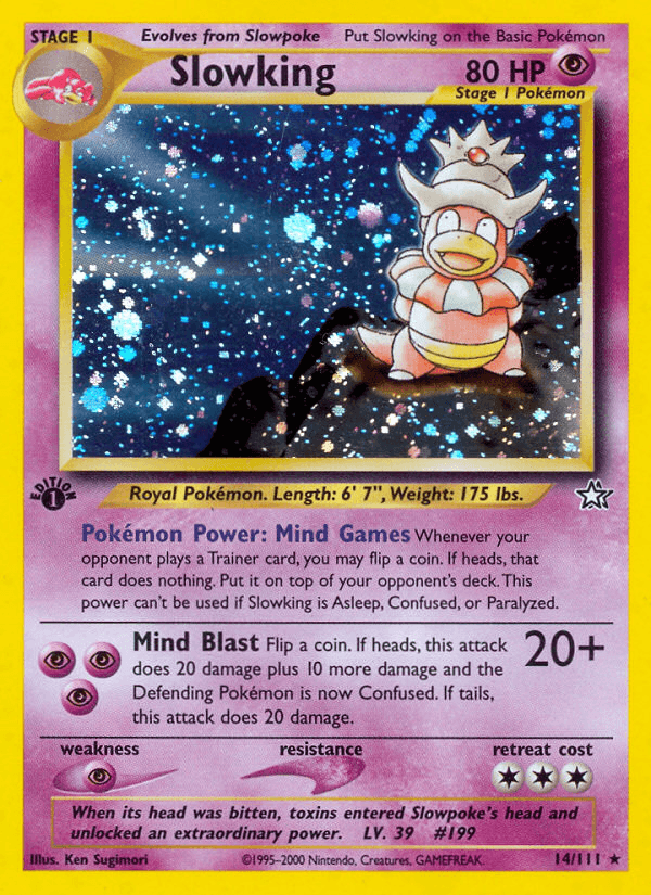 Slowking — Neo Genesis #14/111, PSA 8
