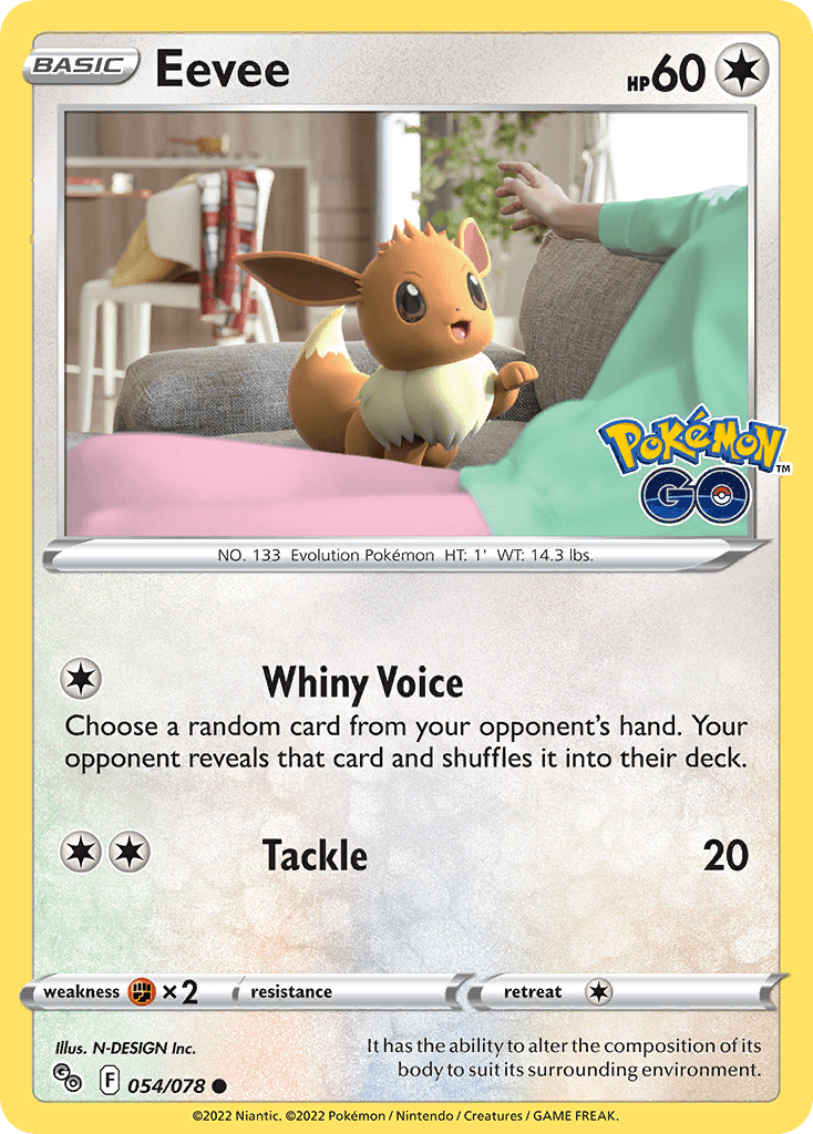 Eevee — Pokémon GO #54/78, CGC 10
