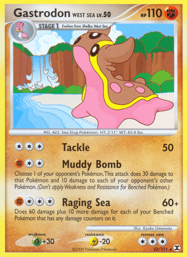 Gastrodon West Sea — Rising Rivals #22/111, raw, NM