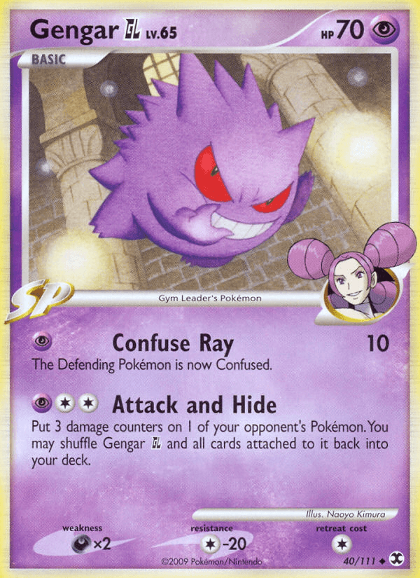 Gengar GL — Rising Rivals #40/111, raw, NM