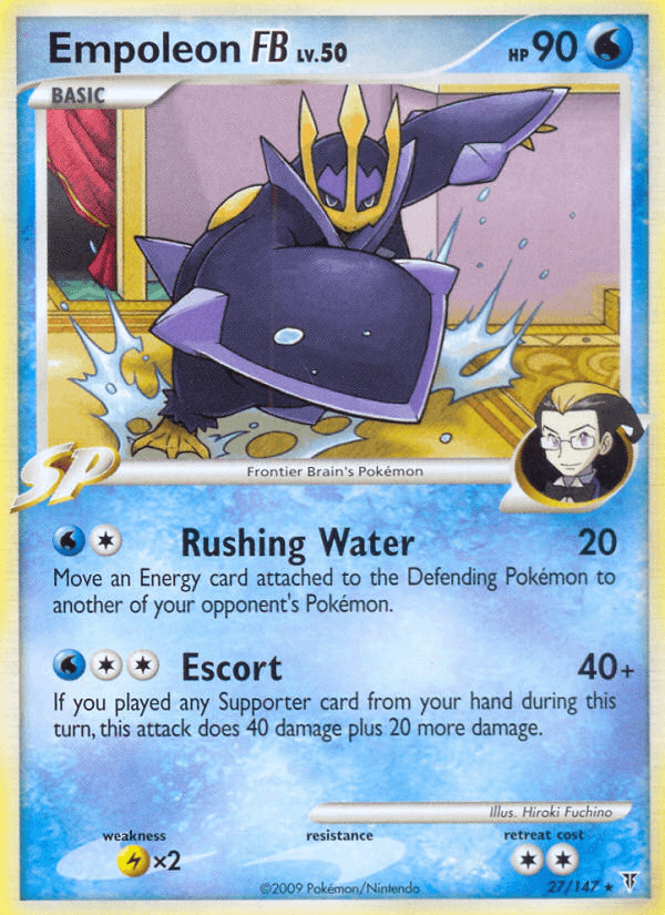 Empoleon FB — Supreme Victors #27/147, raw, NM