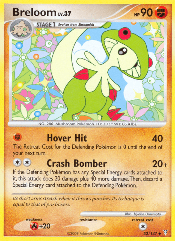 Breloom — Supreme Victors #52/147, raw, NM