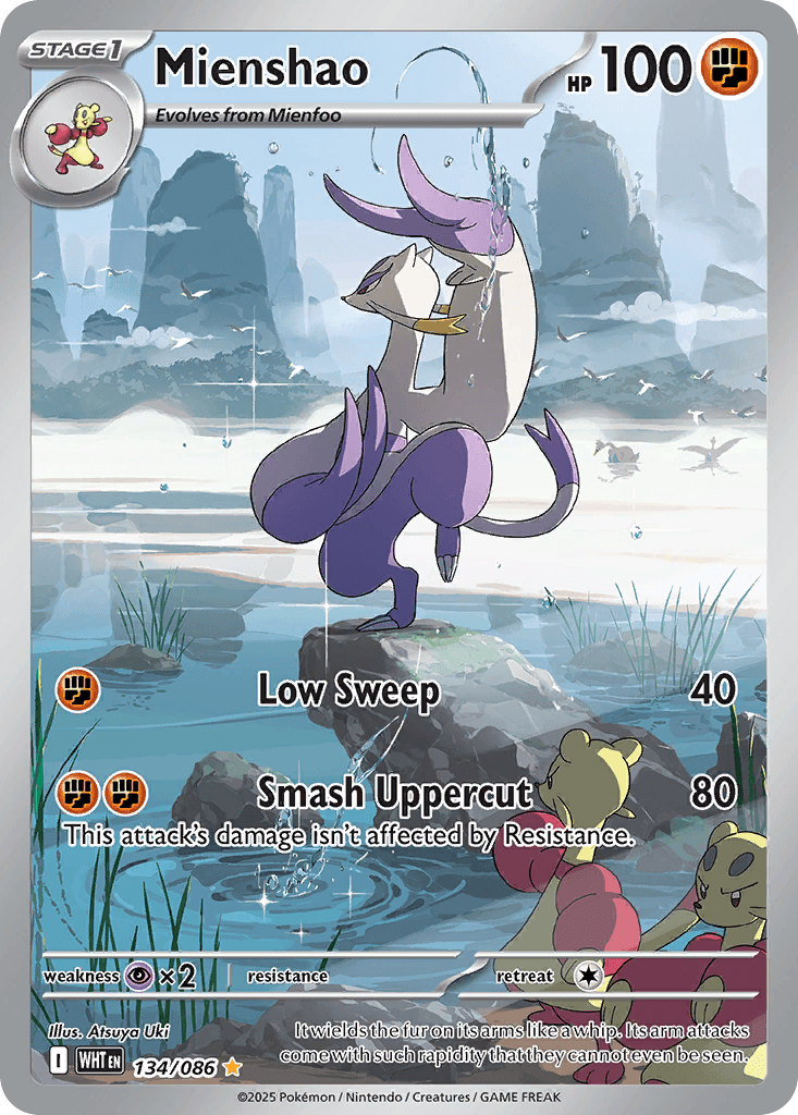 Mienshao — White Flare #134/86, PSA 10