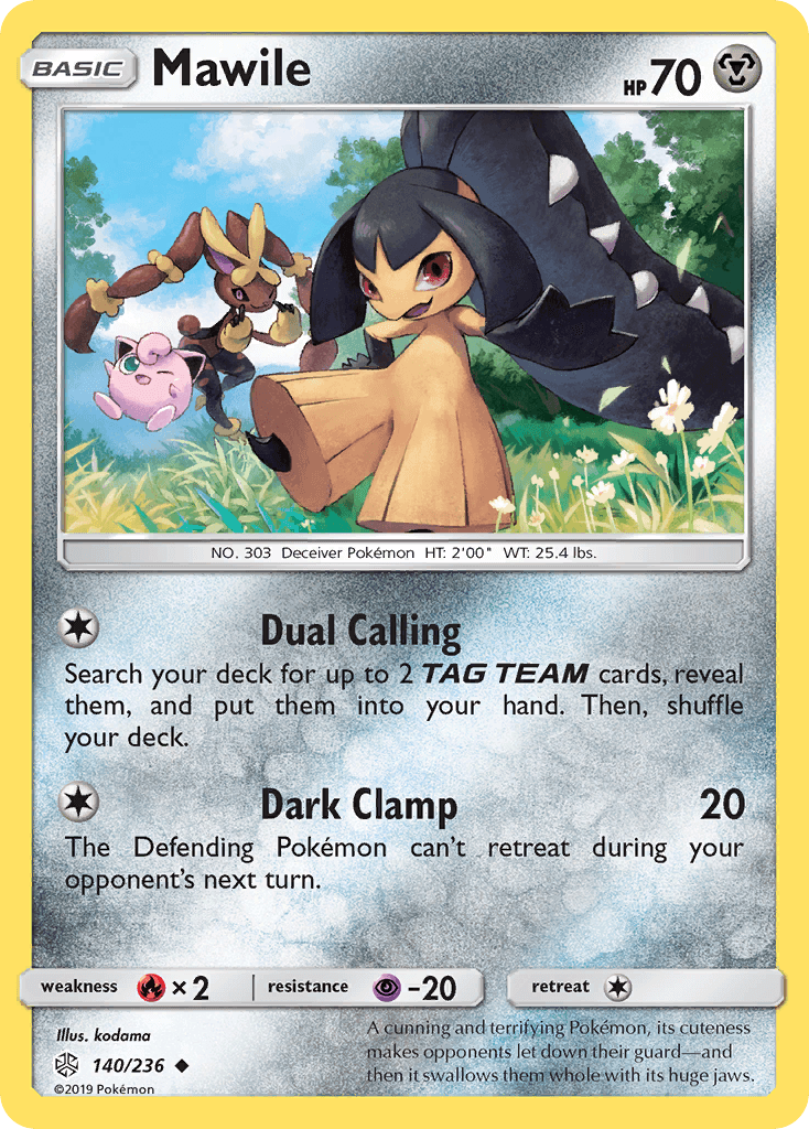Mawile — Cosmic Eclipse #140/236, raw, NM