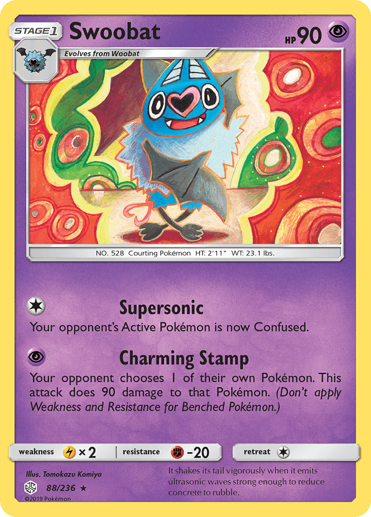 Swoobat — Cosmic Eclipse #88/236, raw, NM