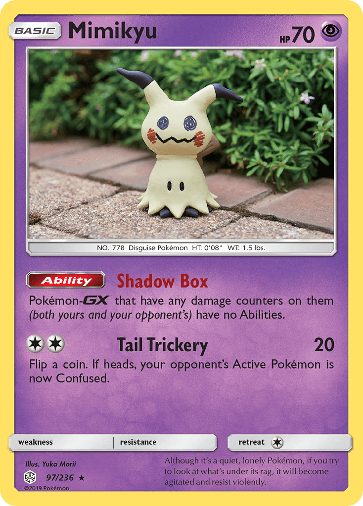 Mimikyu — Cosmic Eclipse #97/236, raw, NM