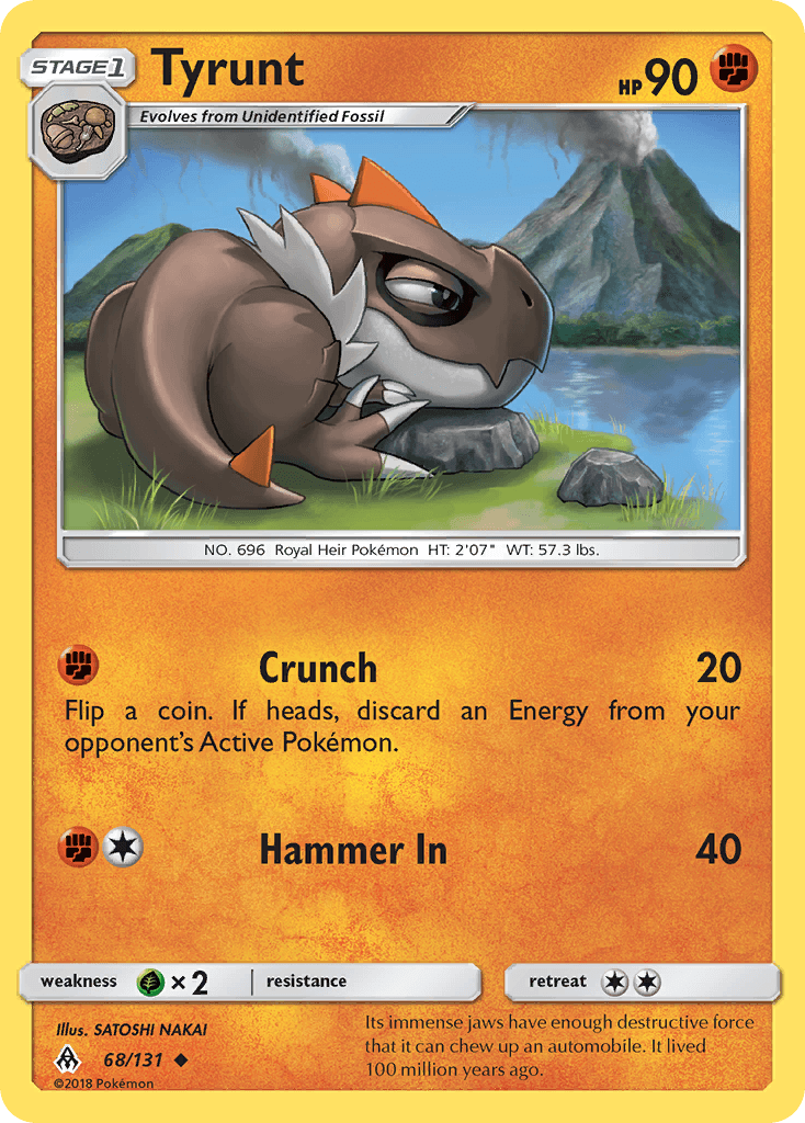 Tyrunt — Forbidden Light #68/131, raw, NM