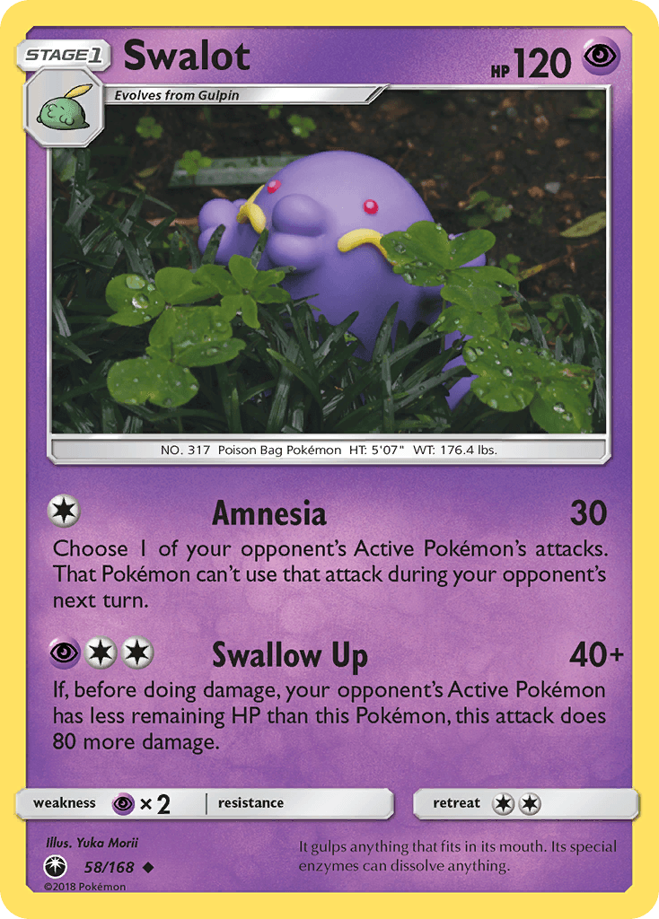 Swalot — Celestial Storm #58/168, raw, NM