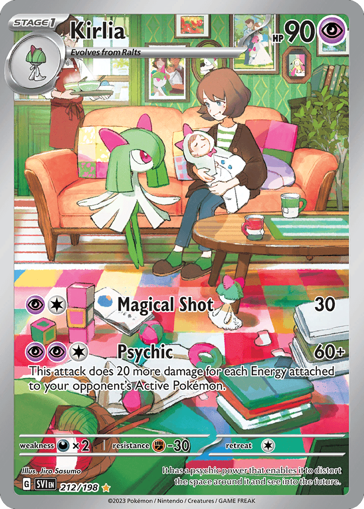 Kirlia — Scarlet & Violet #212/198, PSA 10