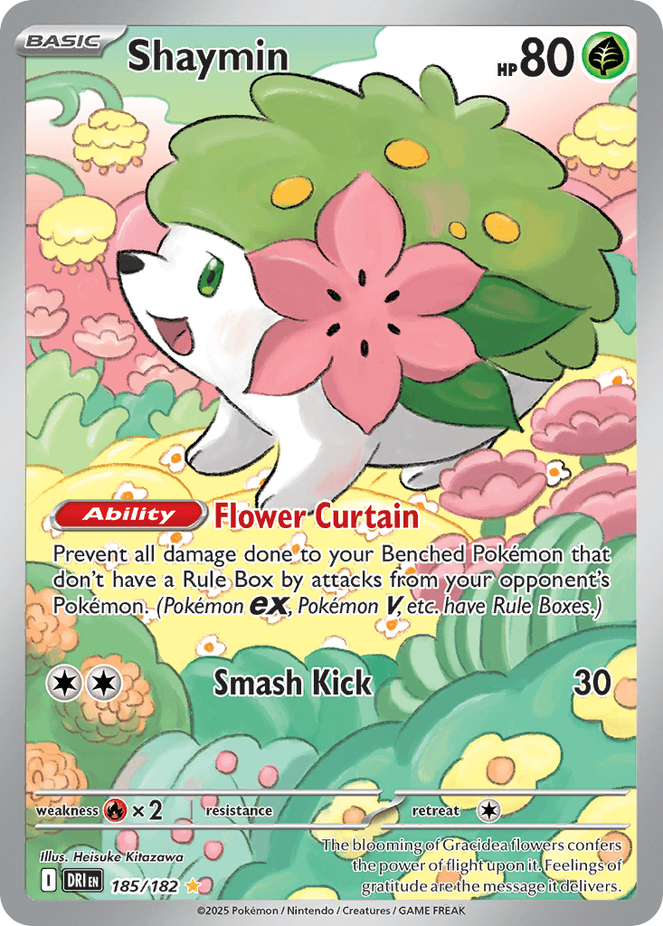 Shaymin — Destined Rivals #185/182, CGC 10