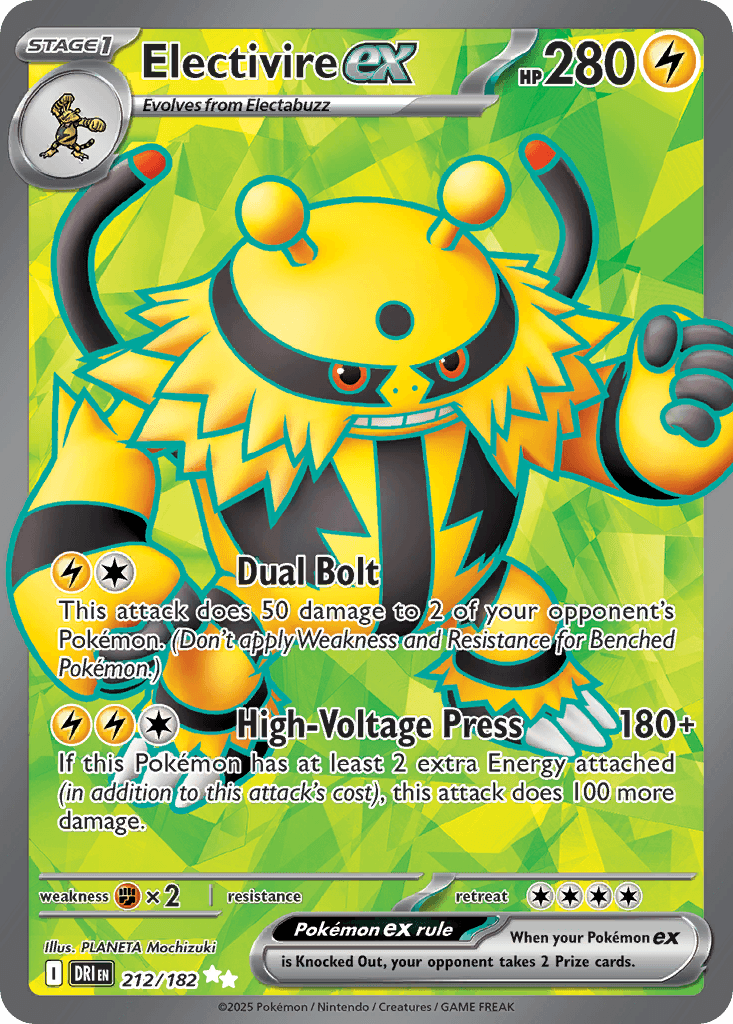 Electivire ex — Destined Rivals #212/182, PSA 10