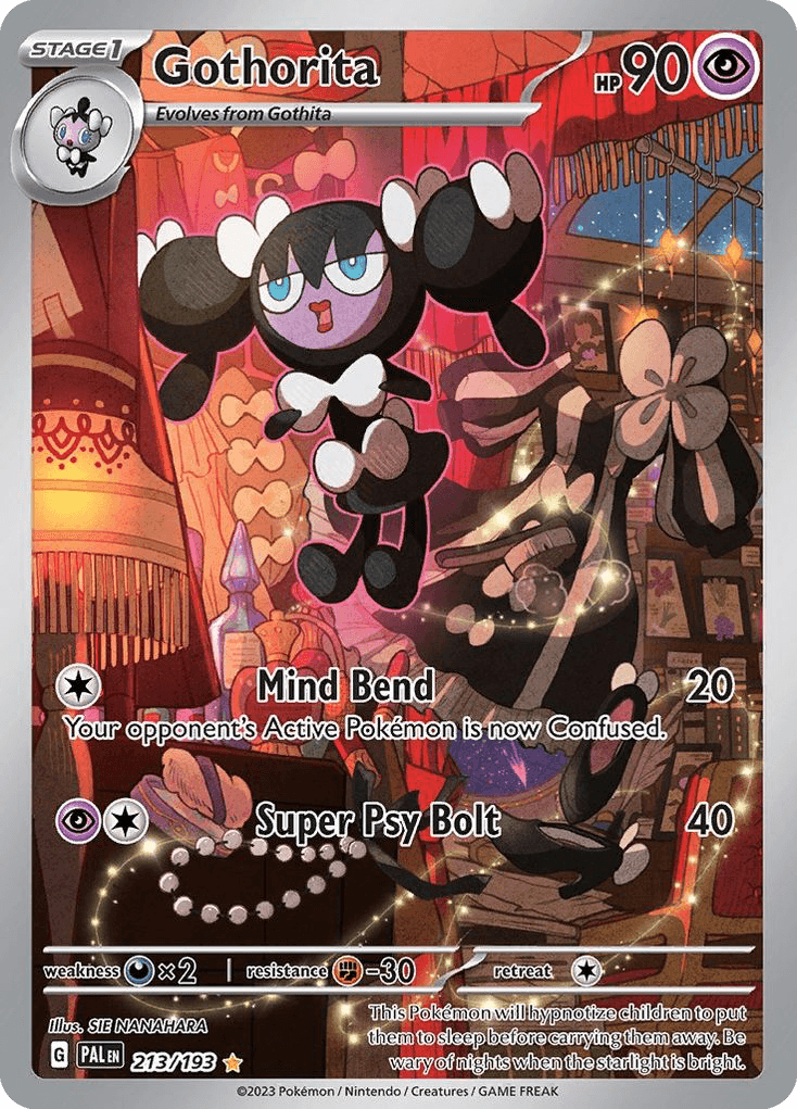 Gothorita — Paldea Evolved #213/193, PSA 9