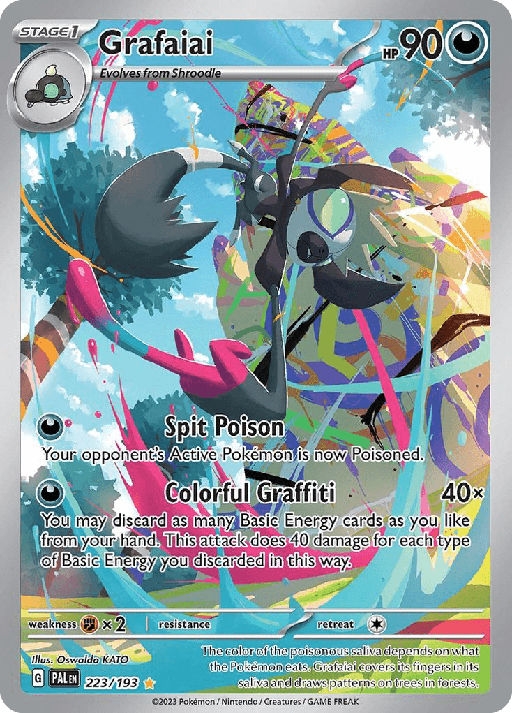 Grafaiai — Paldea Evolved #223/193, PSA 10