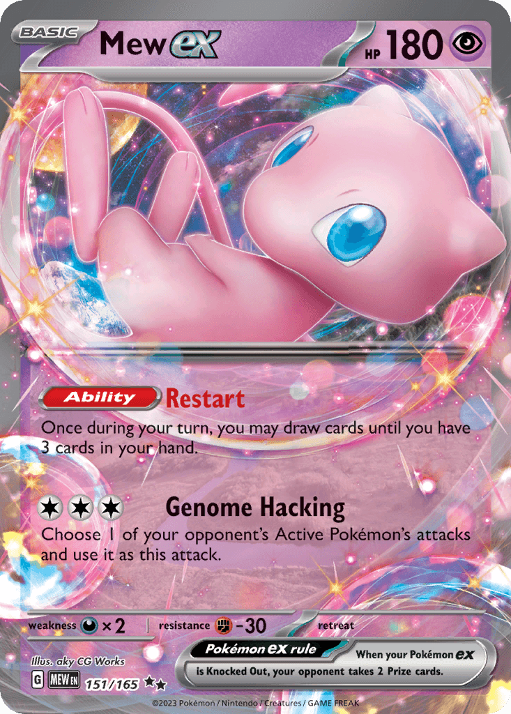 Mew ex — 151 #151/165, PSA 10