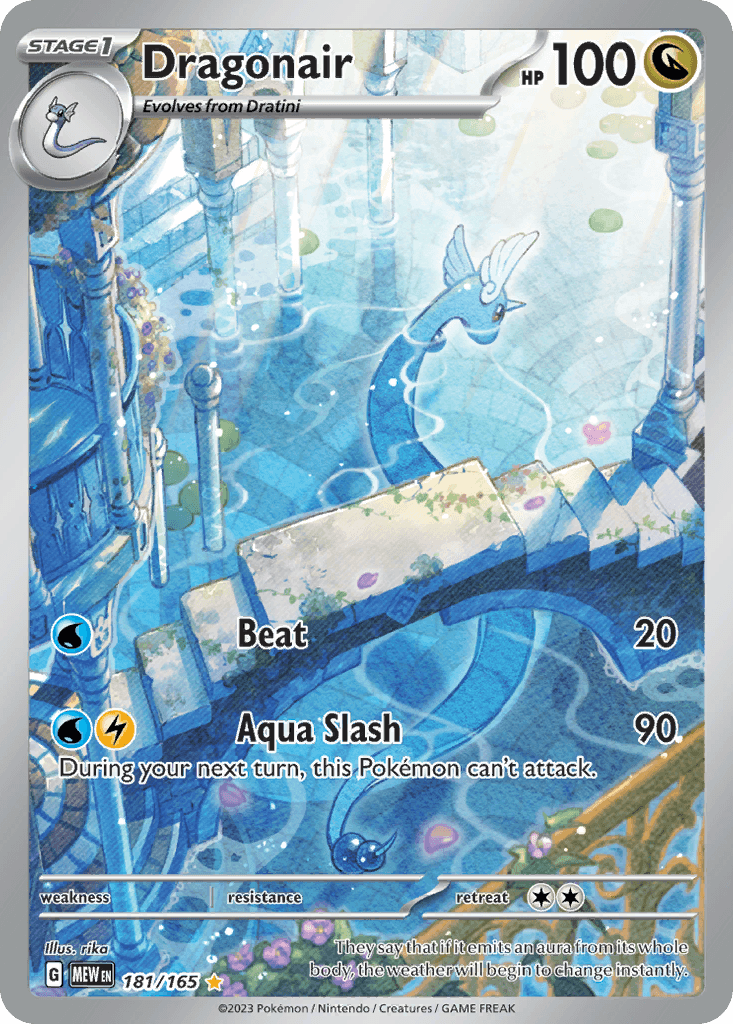 Dragonair — 151 #181/165, PSA 10